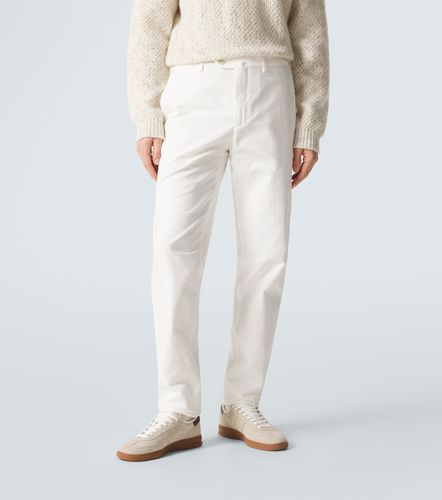 Pantalon droit Carlo en coton mélangé - Loro Piana - Modalova