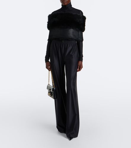 Pantalon ample en soie mélangée - Gucci - Modalova