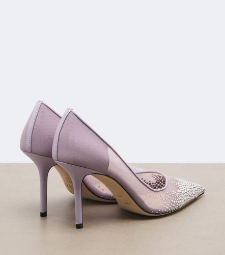 Escarpins Love en mesh à ornements - Jimmy Choo - Modalova