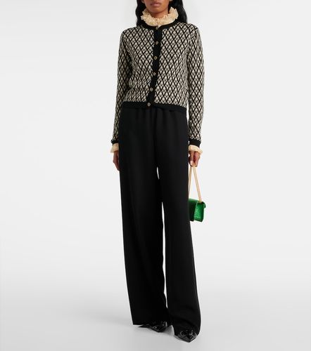 Pantalon ample en Cady Couture - Valentino Garavani - Modalova