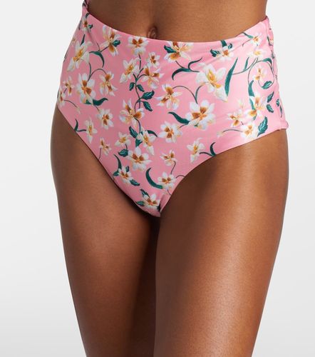 Culotte de bikini à imprimé floral magenta - Agua by Agua Bendita - Modalova