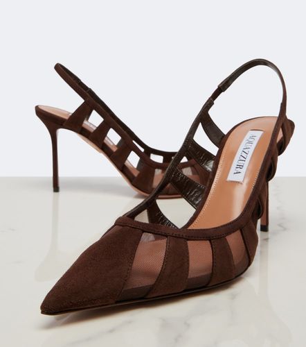 Escarpins slingback Screen en daim - Aquazzura - Modalova