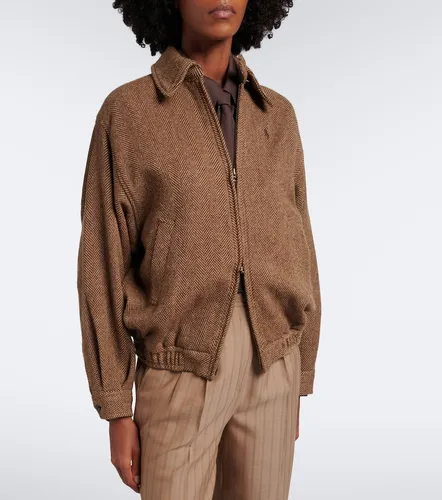Veste blouson en laine à chevrons - Polo Ralph Lauren - Modalova