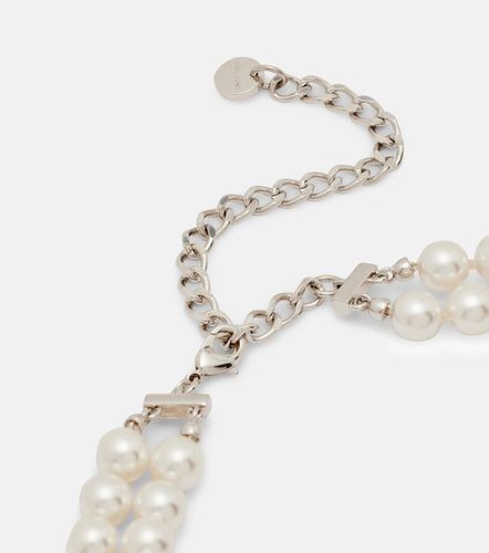 Collier en perles à cristaux - Self-Portrait - Modalova