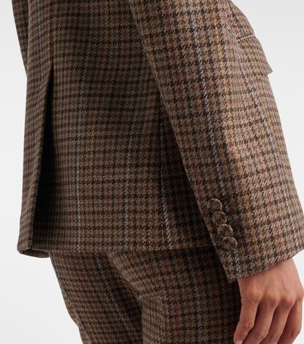 Blazer Leiva en laine et soie à motif pied-de-poule - Gabriela Hearst - Modalova