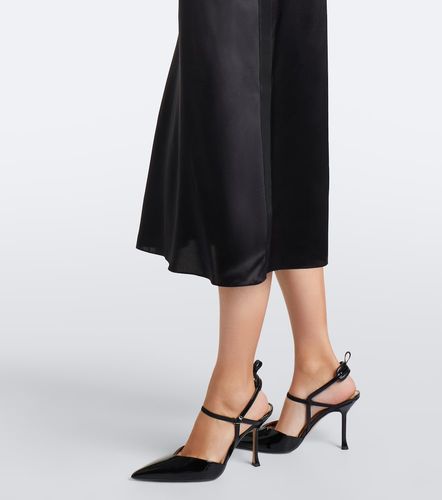 Fendi Robe midi en soie et satin - Fendi - Modalova