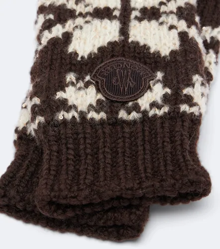 Gants en laine mélangée à sequins - Moncler - Modalova