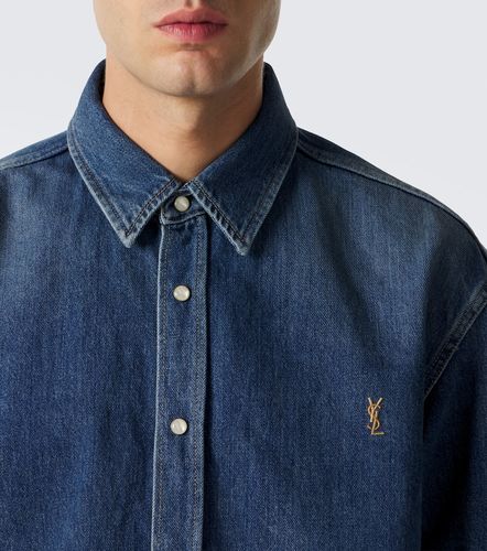 Chemise Cassandre en denim - Saint Laurent - Modalova