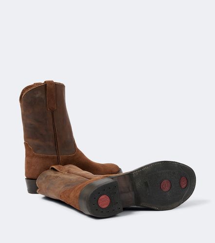 RRL Santiags en daim et cuir - RRL - Modalova