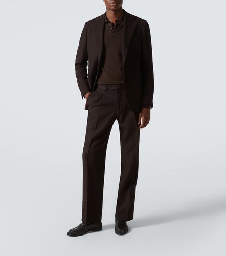 Pantalon droit Amo en laine - Saman Amel - Modalova