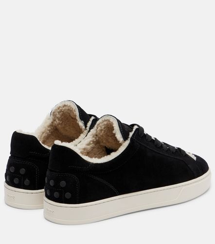 Baskets Cassetta en daim et shearling - Tod's - Modalova