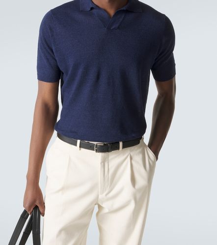 Thom Sweeney Polo en lin et coton - Thom Sweeney - Modalova