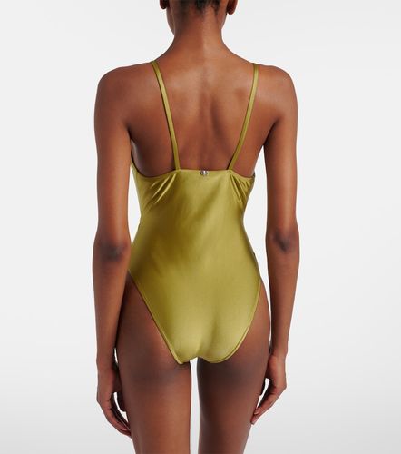 Maillot de bain ceinturé à ornements - Adriana Degreas - Modalova