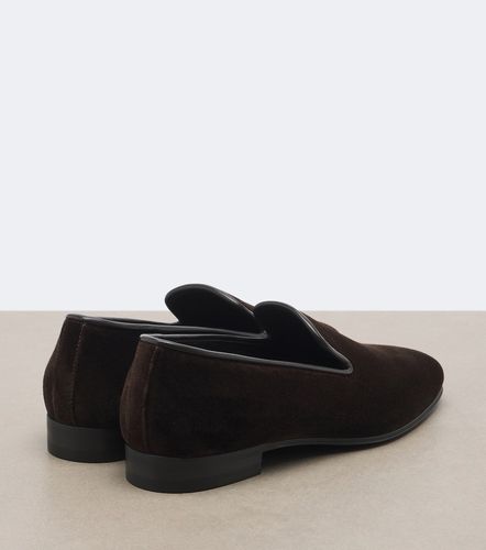 Mocassins Marc en velours et cuir - The Row - Modalova
