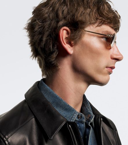 Lunettes de soleil rectangulaires Clash De Cartier - Cartier Eyewear Collection - Modalova