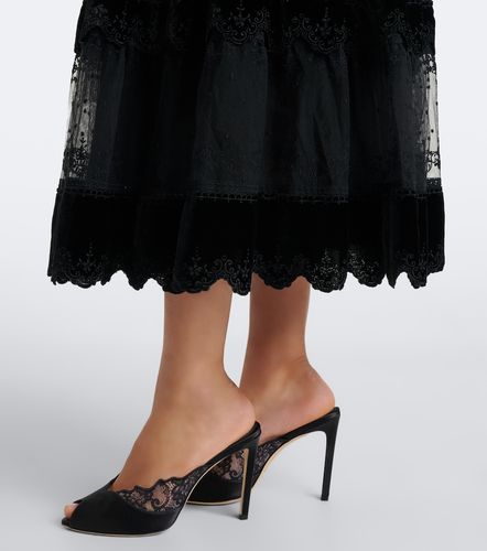 Robe de cocktail en dentelle - Costarellos - Modalova