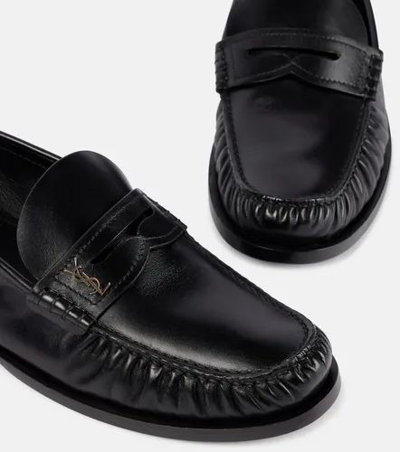 Mocassins Laurent en cuir - Saint Laurent - Modalova