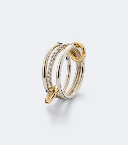 Bague Sonny en argent sterling, or 18 ct et diamants - Spinelli Kilcollin - Modalova