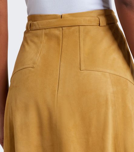 Jupe midi en daim à ceinture - Polo Ralph Lauren - Modalova