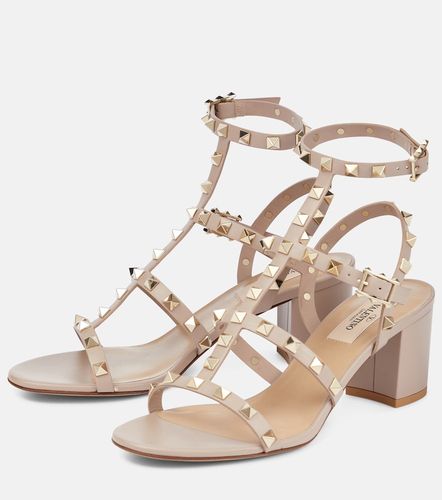 Sandales Rockstud en cuir - Valentino Garavani - Modalova