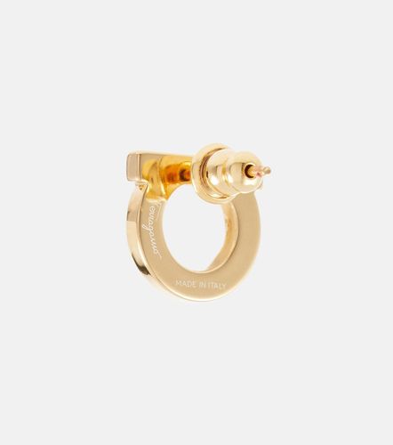 Boucles d’oreilles Gancini à perles fantaisie - Ferragamo - Modalova