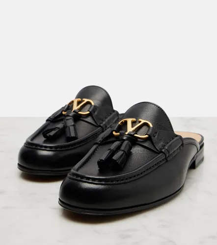 Mules VLogo en cuir - Valentino Garavani - Modalova