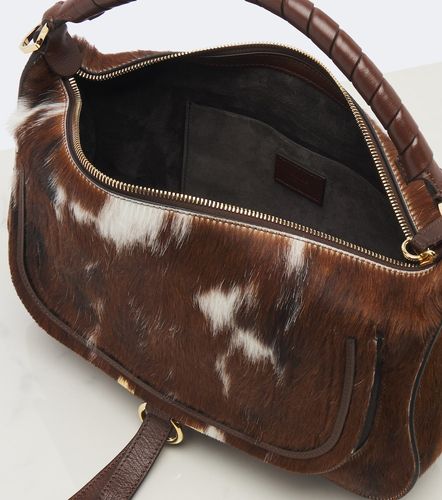 Chloé Sac porté épaule Marcie Medium en cuir façon poulain - Chloe - Modalova
