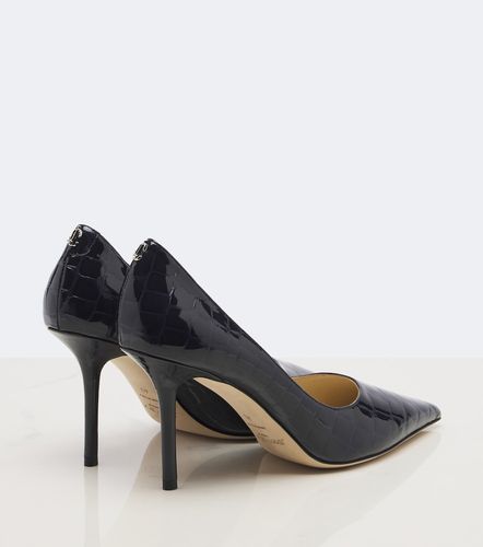 Escarpins Love en cuir verni façon croco - Jimmy Choo - Modalova