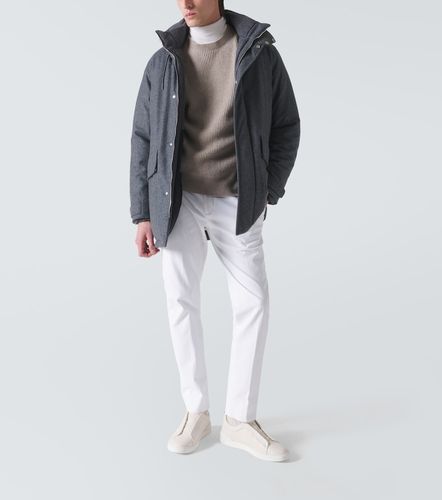 Zegna Doudoune longue en laine - Zegna - Modalova