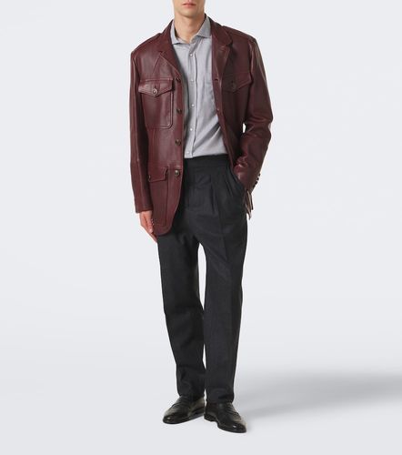 Pantalon slim en laine - Brunello Cucinelli - Modalova