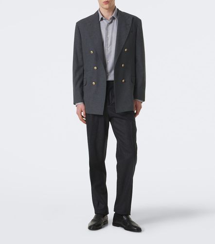 Pantalon slim en laine - Brunello Cucinelli - Modalova