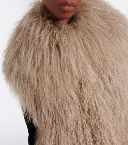 Veste sans manches en shearling - Yves Salomon - Modalova