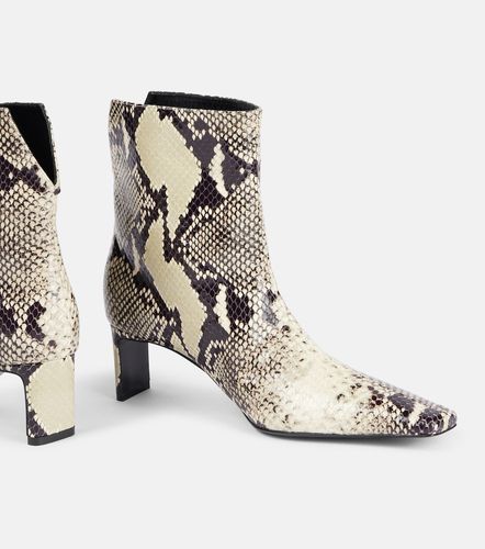 Bottines Ona 55 en cuir façon serpent - Khaite - Modalova