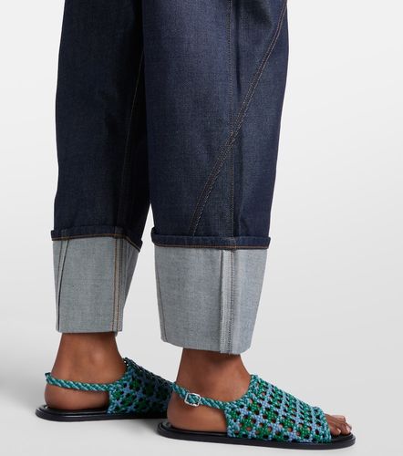 Jean straight Twisted à broderies - JW Anderson - Modalova