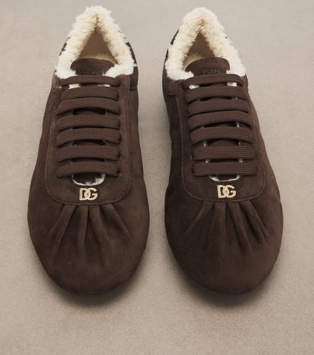 Dolce&Gabbana Baskets DG en daim - Dolce&Gabbana - Modalova