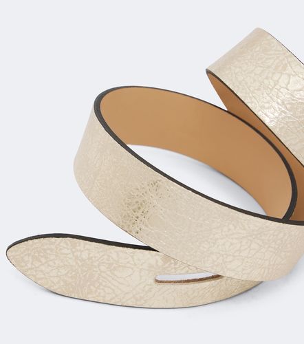 Ceinture Lecce en cuir métallisé - Isabel Marant - Modalova