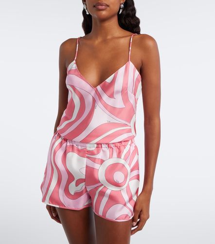 Pucci Top Marmo en soie - Pucci - Modalova