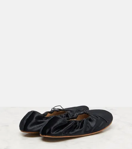 The Row Ballerines Round en velours - The Row - Modalova