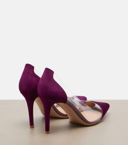 Escarpins Plexi en daim et TPU - Gianvito Rossi - Modalova