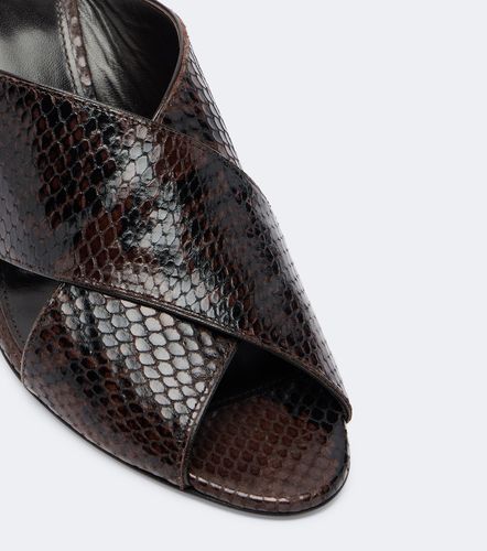 Le Monde Béryl Mules Luca en cuir façon serpent - Le Monde Beryl - Modalova