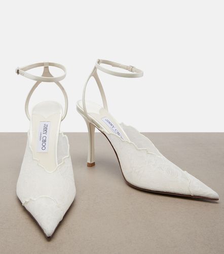 Escarpins de mariée Faiz en dentelle - Jimmy Choo - Modalova