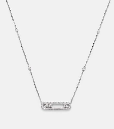 Collier Baby Move en or blanc 18 ct et diamants - Messika - Modalova