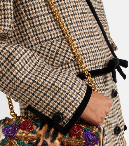 Veste en laine vierge à carreaux - Valentino Garavani - Modalova