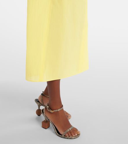 Robe midi en popeline de coton mélangé - Jacquemus - Modalova