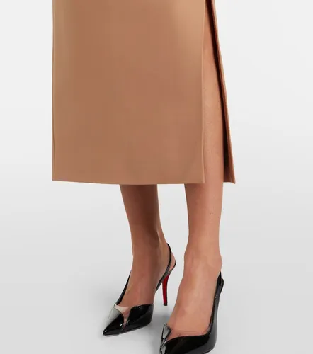 Jupe crayon en laine mélangée - Mugler - Modalova