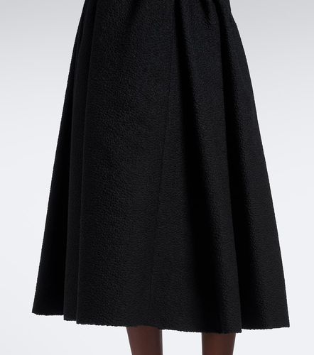 Jupe midi en laine et soie mélangées - Dolce&Gabbana - Modalova