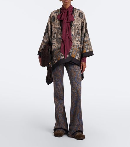 X Birkenstock – Mules Boston en daim - Etro - Modalova