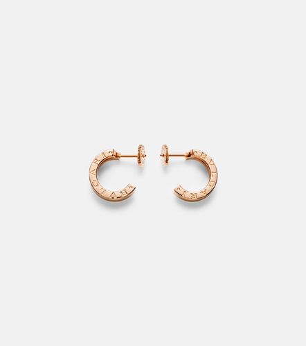 Boucles d’oreilles B.zero1 en or rose 18 ct et diamants - Bvlgari - Modalova