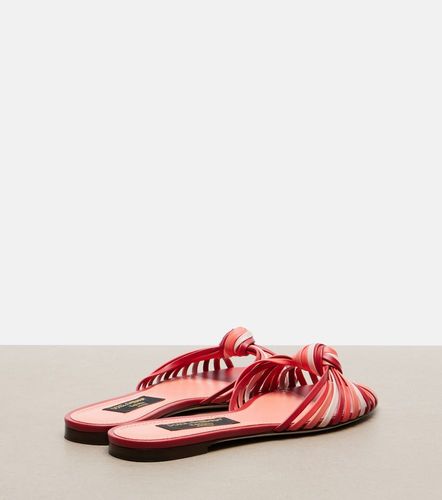 Mules Bianca 2.0 en cuir - Dolce&Gabbana - Modalova