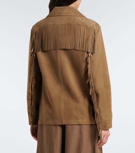 Veste Perce en daim à franges - Ralph Lauren Collection - Modalova